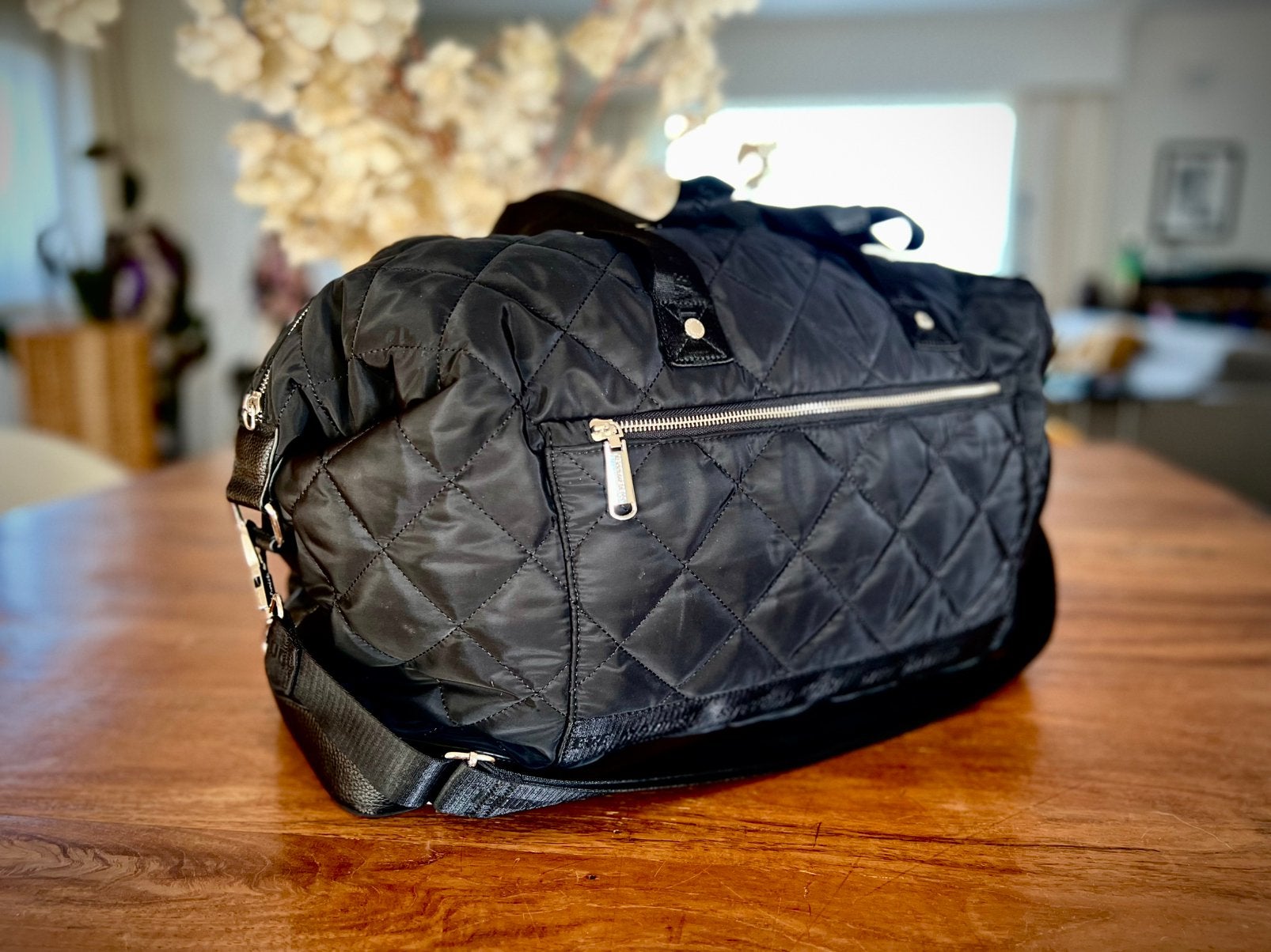 Steve Madden BAMOS weekender / reistas – ruim model, Ophalen of Verzenden, Zo goed als nieuw, Zwart