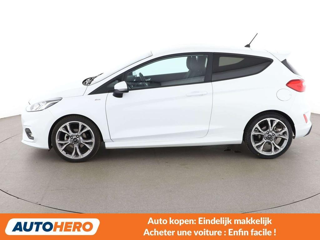 Ford Fiesta 1.0 EcoBoost ST-Line (bj 2019, automaat), Auto's, 118 g/km, Stof, Gebruikt, Zwart