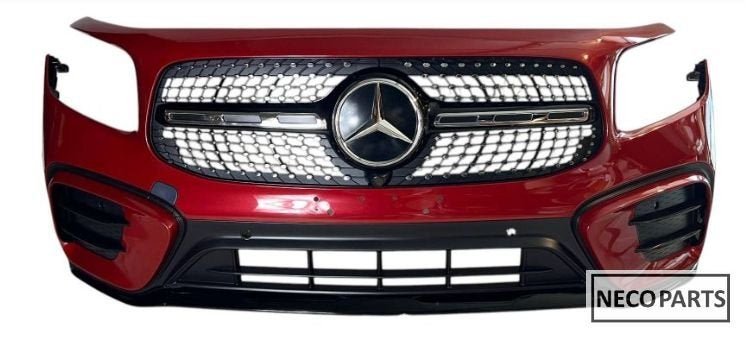 MERCEDES GLB X247 VOORBUMPER COMPLEET ORIGINEEL!!!, Gebruikt, -, Voor, Ophalen of Verzenden