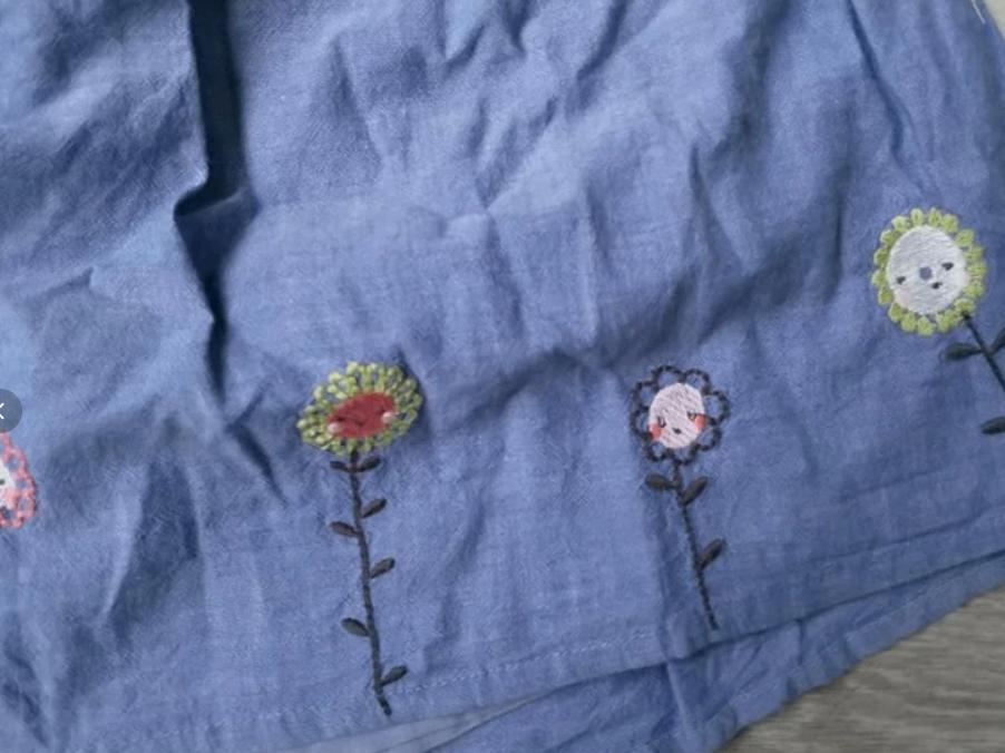 Robe bleue Orchestra taille 74, Enfants & Bébés, Robe ou Jupe, Enlèvement ou Envoi, Comme neuf, Fille