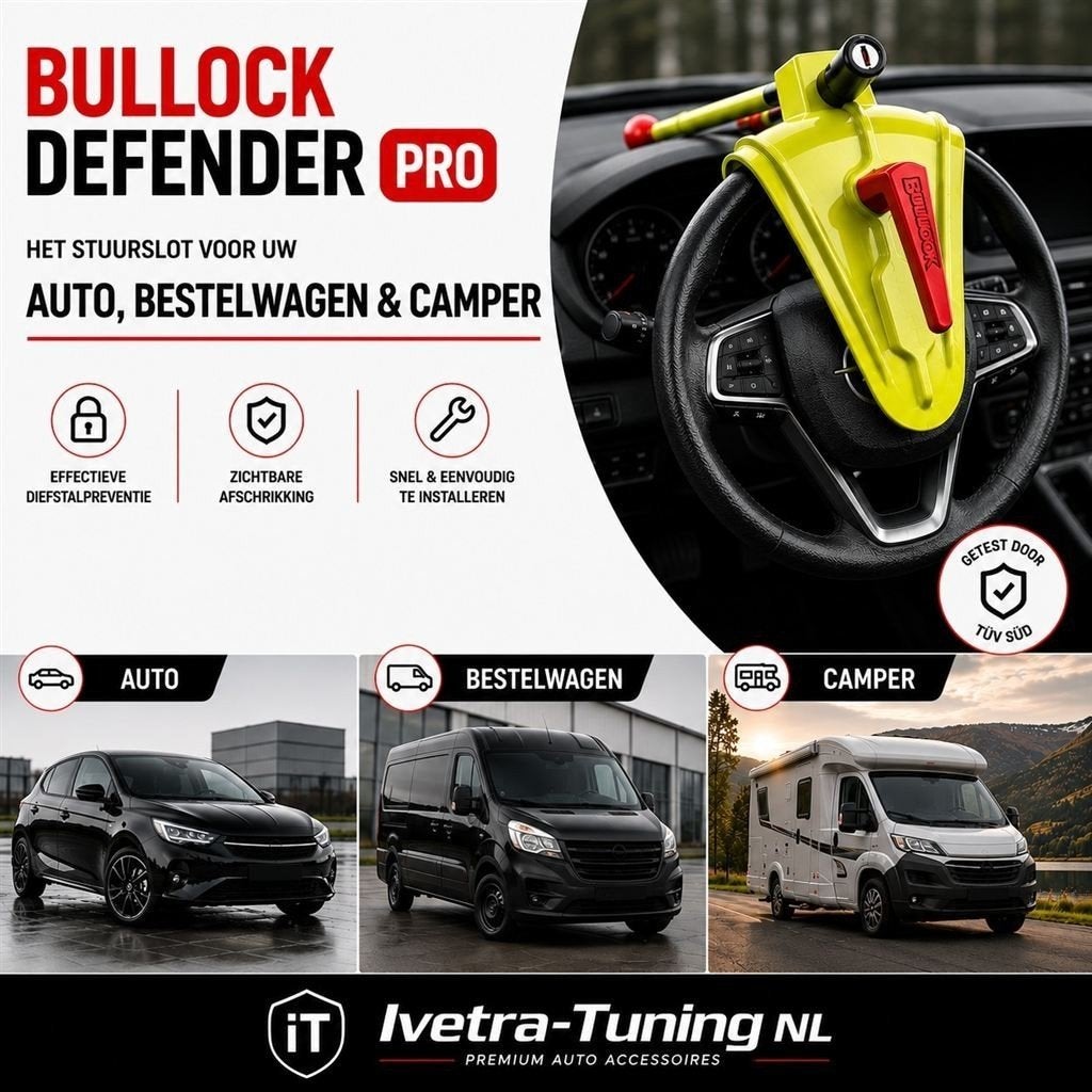 Stuurslot Auto | Stuurslot Bestelwagen | Stuurslot Camper, Enlèvement ou Envoi, Neuf
