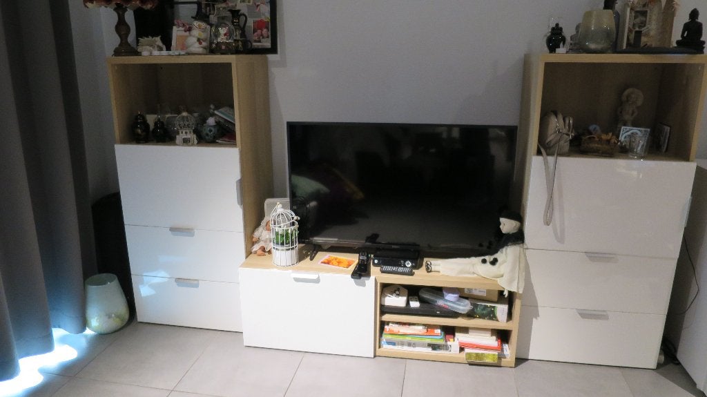 Meuble TV - meuble mural, 25 à 50 cm, 200 cm ou plus, Comme neuf, Enlèvement
