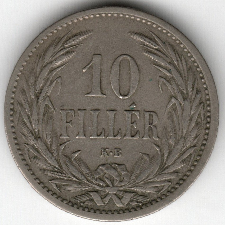 Hongrie : 10 Filler 1908 KM #482 Ref 16763, Enlèvement ou Envoi, Hongrie, Monnaie en vrac