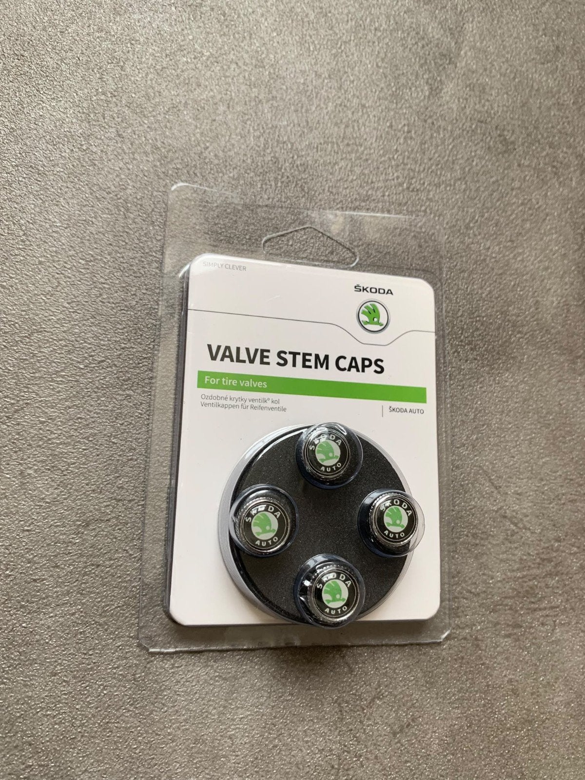Lot de 4 Bouchons de Valve pour Roues / Jantes – Skoda, Envoi