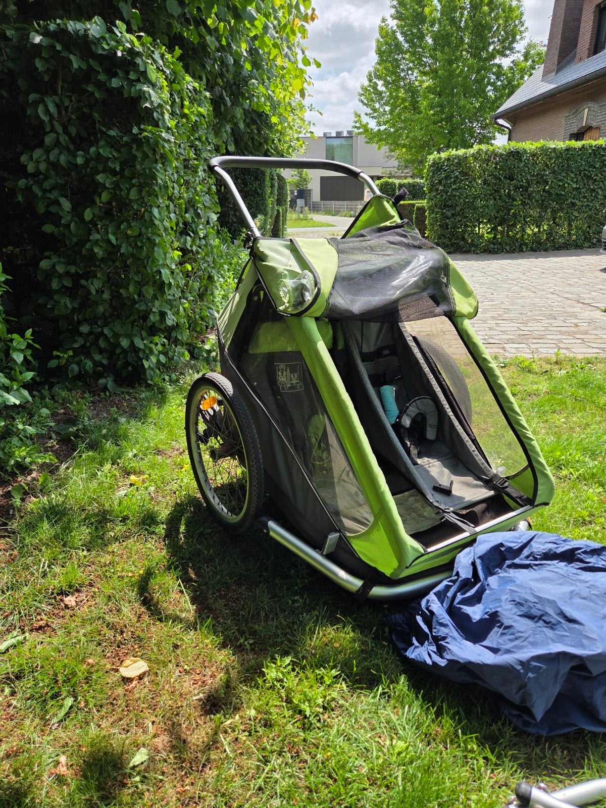Croozer fietskar voor 2, Ophalen, Opvouwbaar, Croozer, Kinderkar