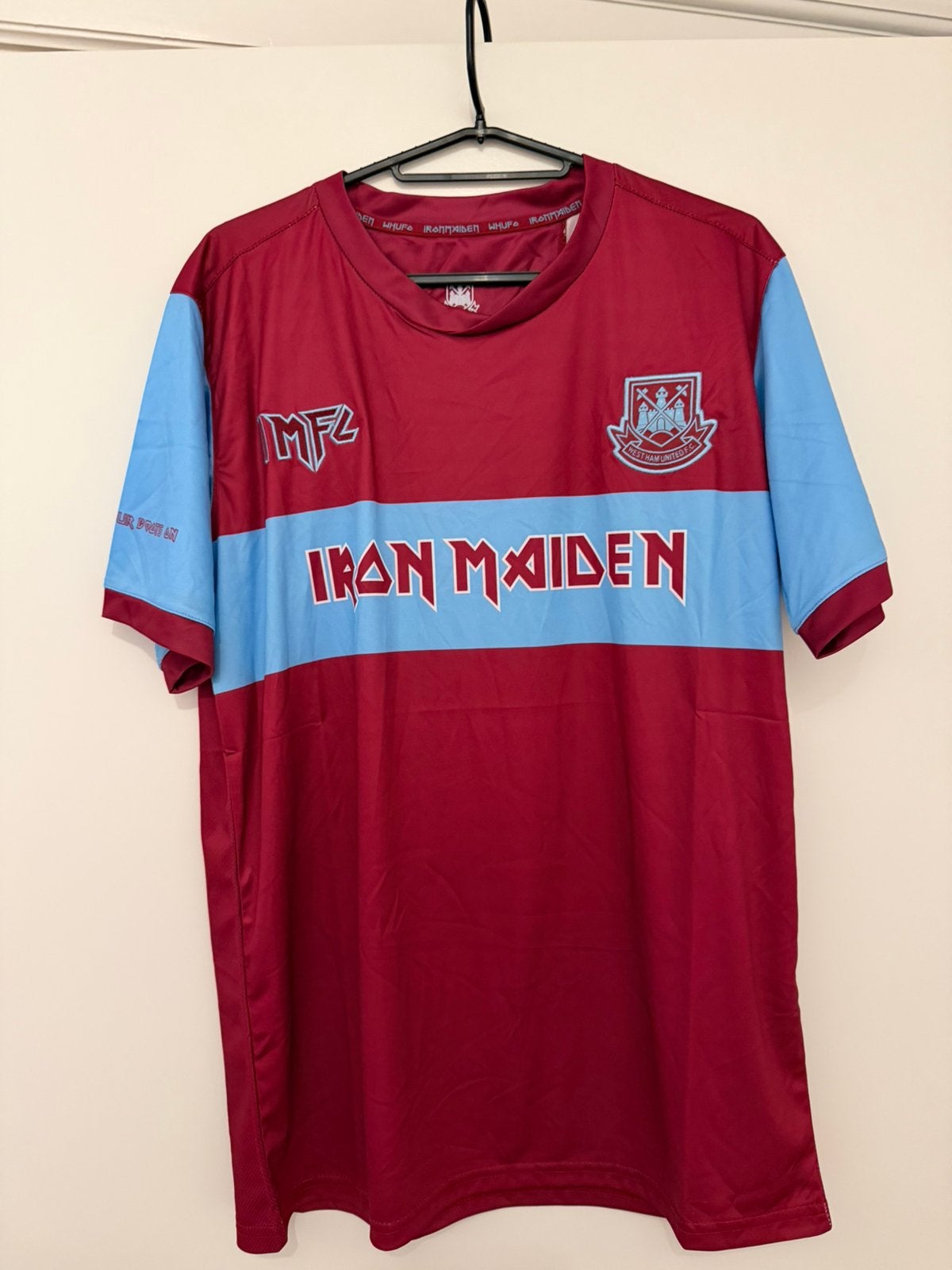 Iron maiden West Ham S, Verzamelen, Verzenden, Zo goed als nieuw