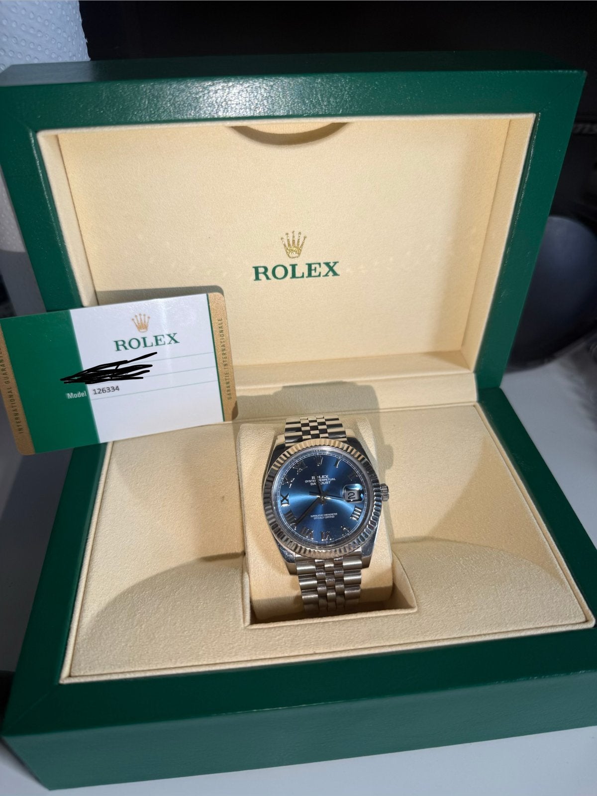Rolex datejust 41mm full set, Enlèvement ou Envoi, Comme neuf, Rolex