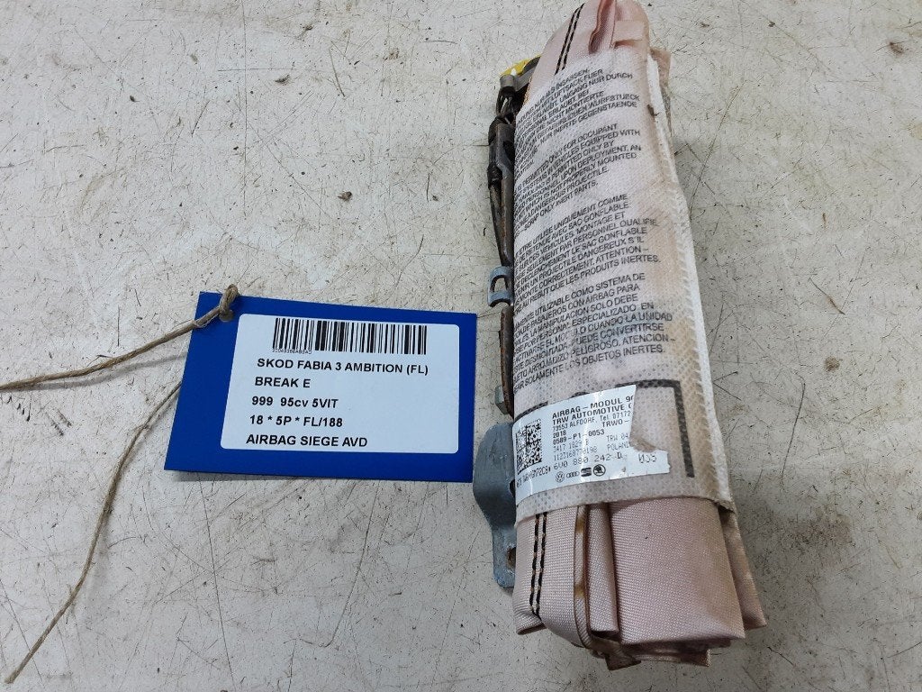 STOEL AIRBAG RECHTS VOOR Fabia III Combi (NJ5) (6V0880242D), Gebruikt, Skoda