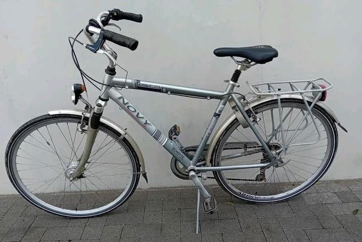 Herenfiets alu Novy 28inch 7speed framemaat 54cm 🚴‍♂️, Gebruikt, Velgrem, Versnellingen, 53 tot 57 cm