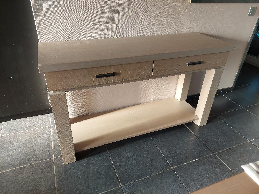 Wandtafel, Ophalen, 100 tot 150 cm, Eikenhout, Nieuw