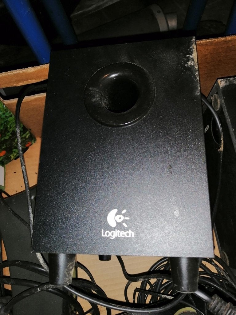 PC versterker,luidspreker, Computers en Software, Pc speakers, Ophalen, Gebruikt, Logitech