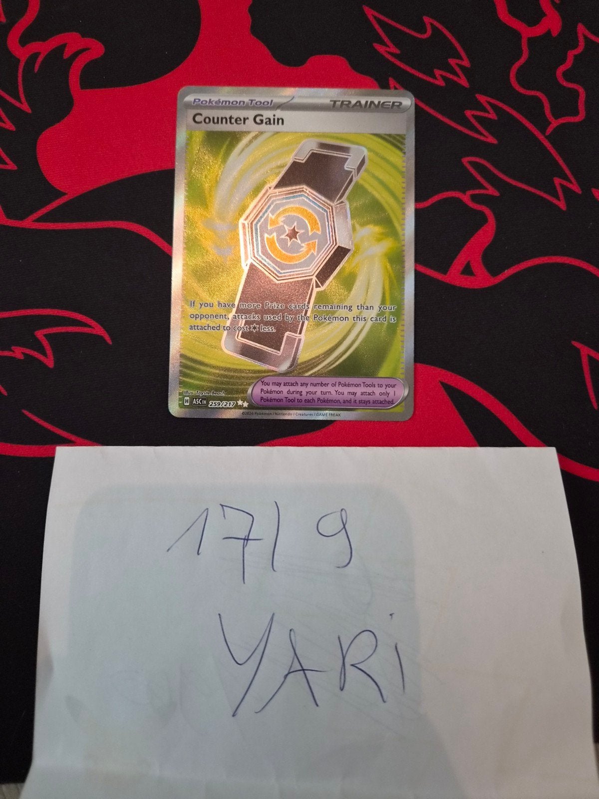 counter gain, Ophalen of Verzenden