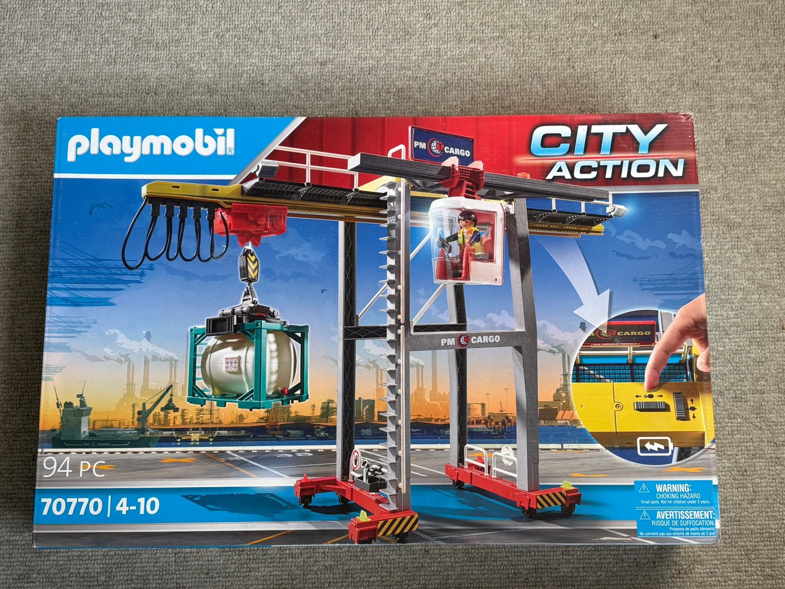 Playmobil 70770 City Action – Portaalkraan – NIEUW/ONGEOPEND, Kinderen en Baby's, Complete set, Voertuig, Nieuw, Ophalen of Verzenden
