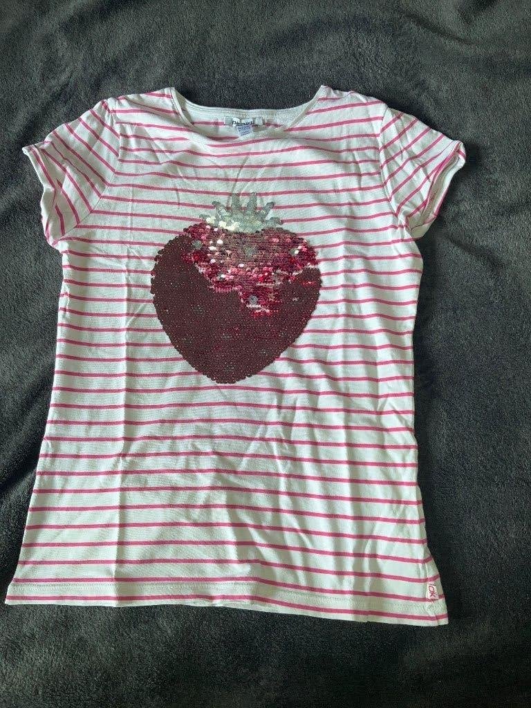 T-shirt fille 152 Okaïdi, Kinderen en Baby's, Kinderkleding | Maat 152, Gebruikt, Meisje, Okaidi, Ophalen of Verzenden