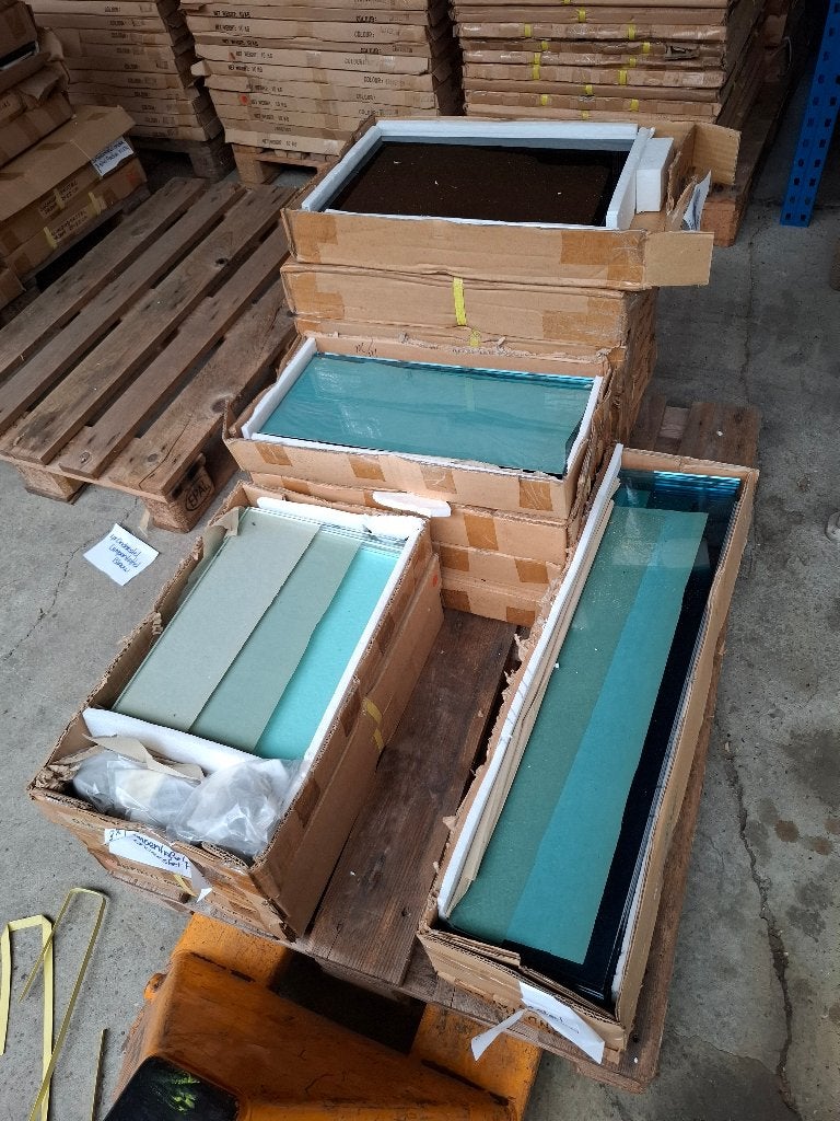 Grote partij dik glas (12mm) – Diverse maten & kleuren, Doe-het-zelf en Bouw, Ophalen, Minder dan 80 cm, Minder dan 80 cm, Nieuw
