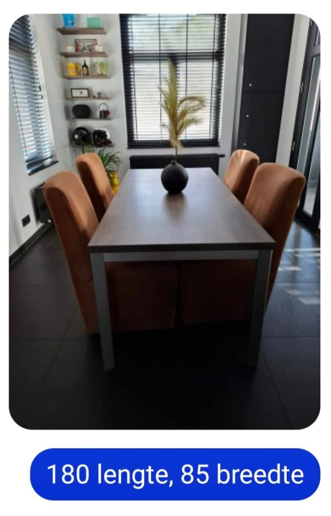 table à manger, Métal, 150 à 200 cm, Cinq personnes ou plus, Comme neuf