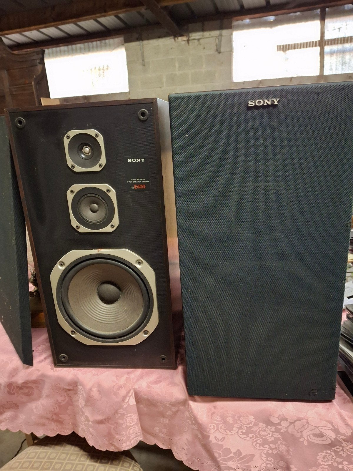 2 Sony luidsprekerboxen in goede staat, Enlèvement, Sony