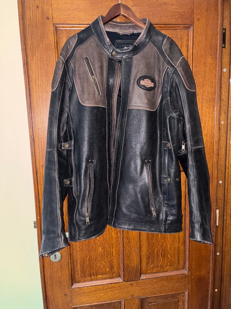 Harley-Davidson Heavyweight Leather Riding Jacket – Maat XL, Ophalen, Harley-Davidson, Dames, Jas | leer