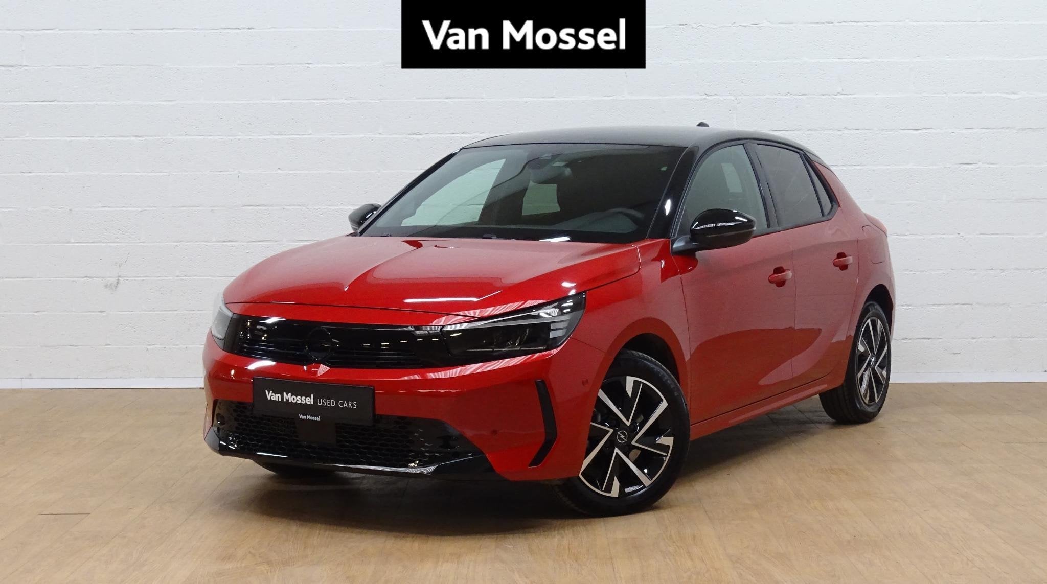 Opel Corsa 1.2T GS Automaat, Dealer onderhouden, Stof, Gebruikt, Zwart