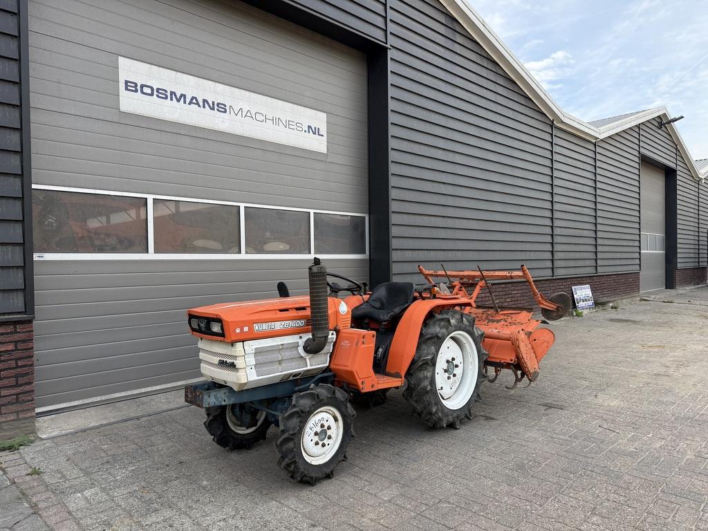 Kubota B1600 4WD 20 PK minitractor + frees, Autres marques, Jusqu'à 2500, Kubota Hol, Utilisé