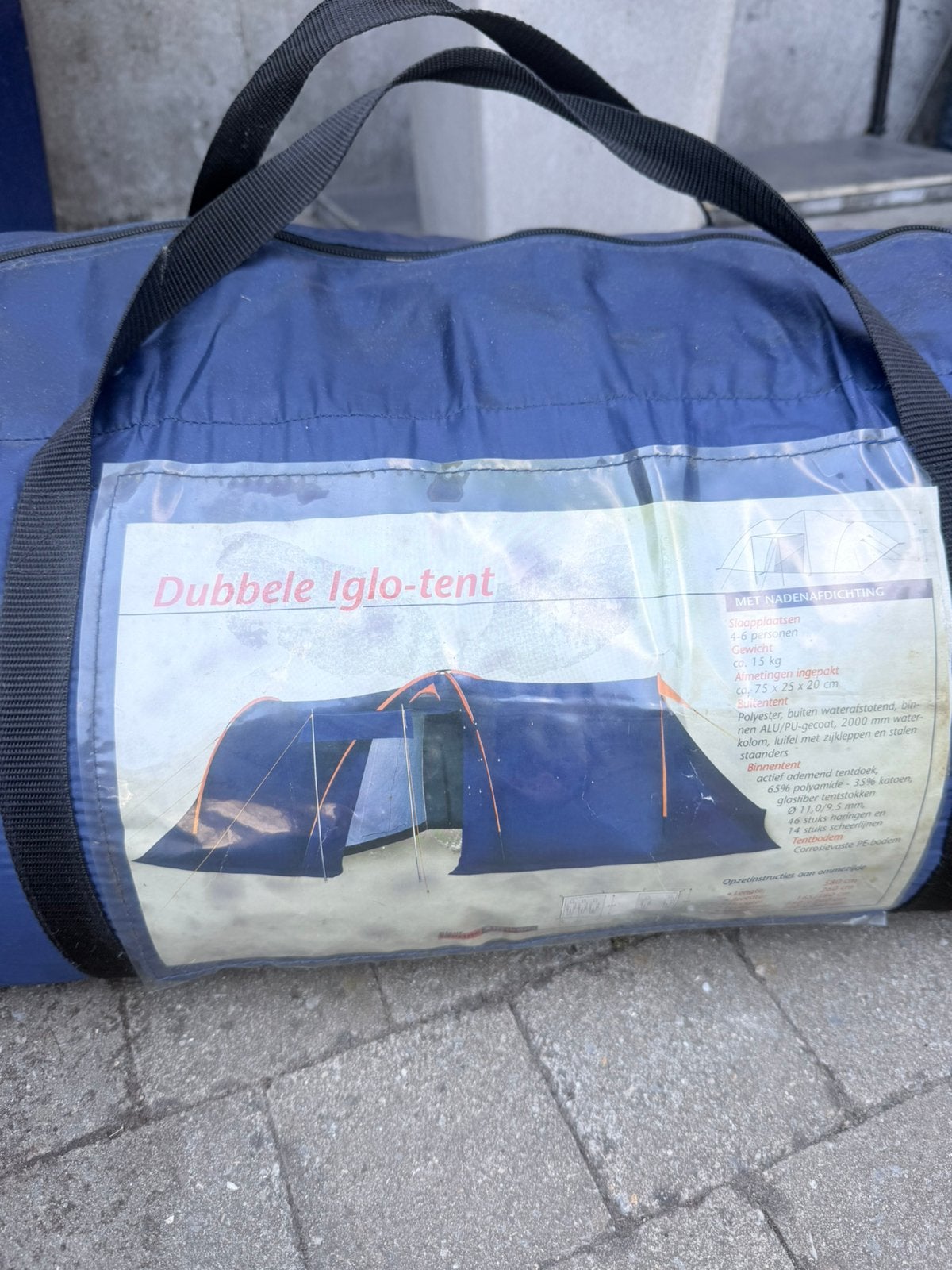 Nieuwe 6-persoonstent, Caravans en Kamperen, Tenten, Ophalen, Nieuw, Tot en met 6