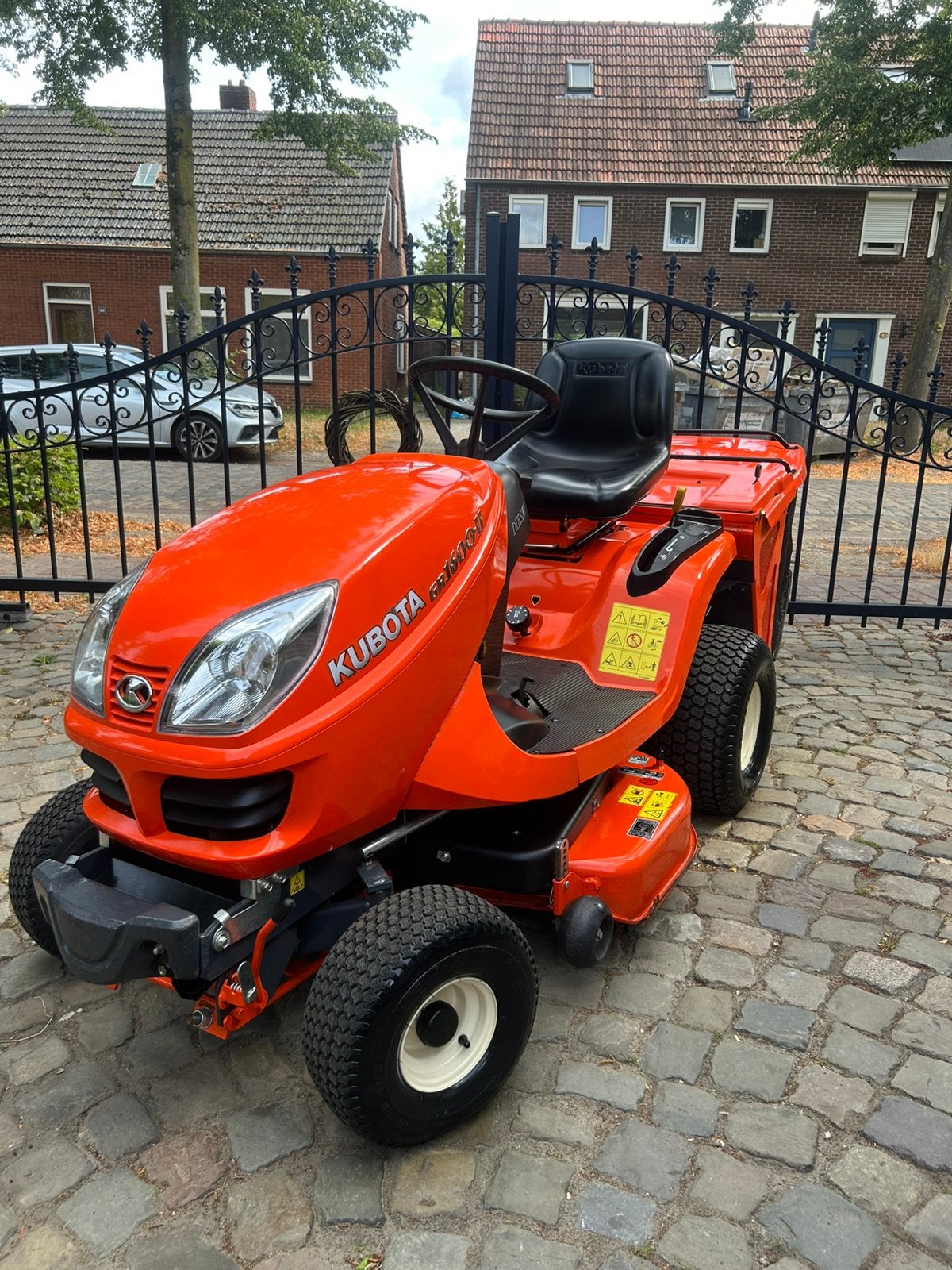 Kubota gr1600 ii 2015 458uur, Jardin & Terrasse, Tondeuses autoportées, Comme neuf, Bac de ramassage, Enlèvement