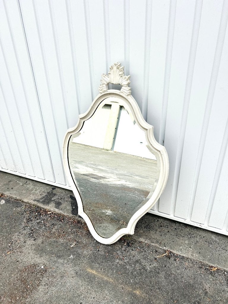 Miroir baroque biseauté vintage 85 x 50 cm, Enlèvement, Autres formes, 50 à 100 cm, Moins de 100 cm