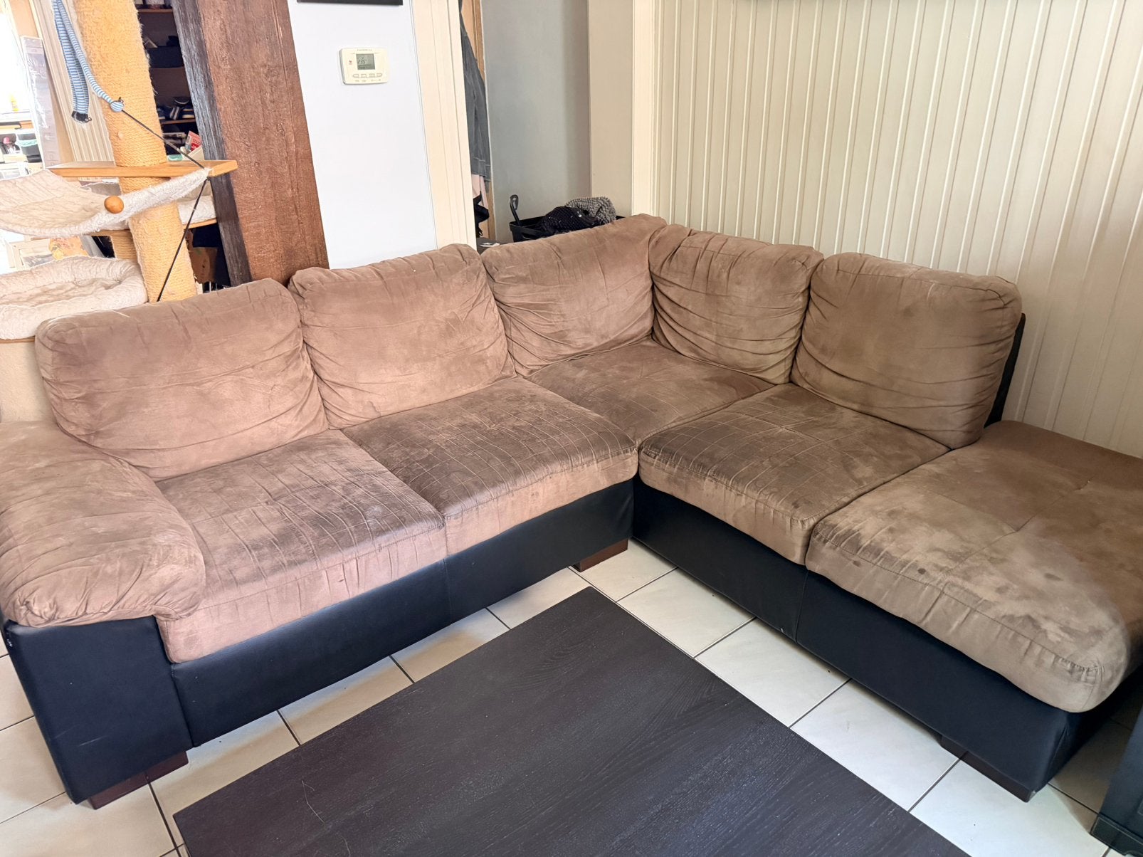 Zetel en salontafel, Huis en Inrichting, Ophalen, Gebruikt