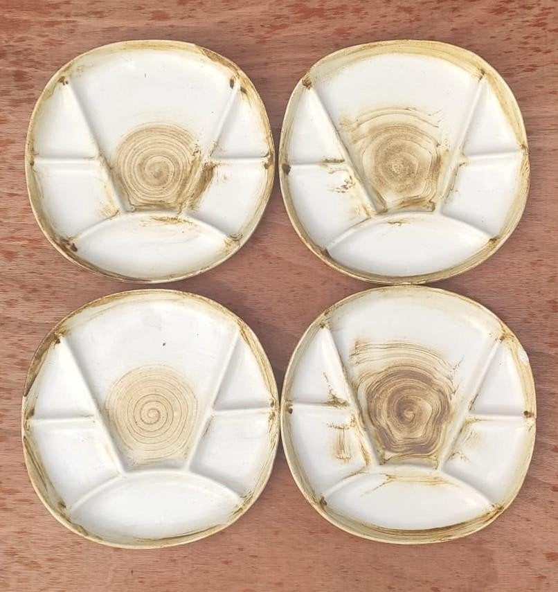 set de 4 assiettes Longchamp, France, Enlèvement ou Envoi