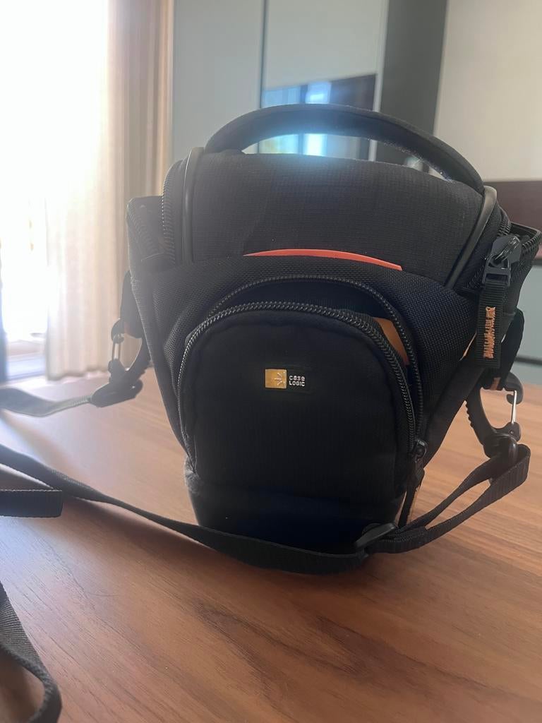 Nikon D5200 met 18-105 lens + zak, TV, Hi-fi & Vidéo, Photo | Sacs pour appareil, Enlèvement, Comme neuf
