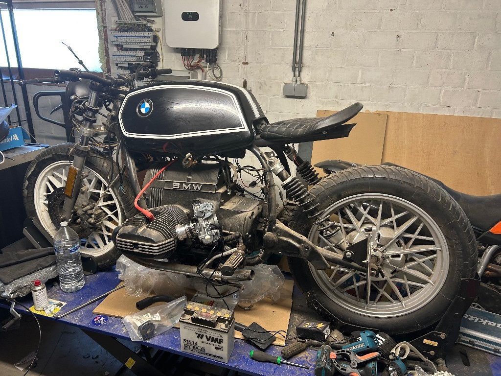 Bmw R45 caferacer R80 moteur