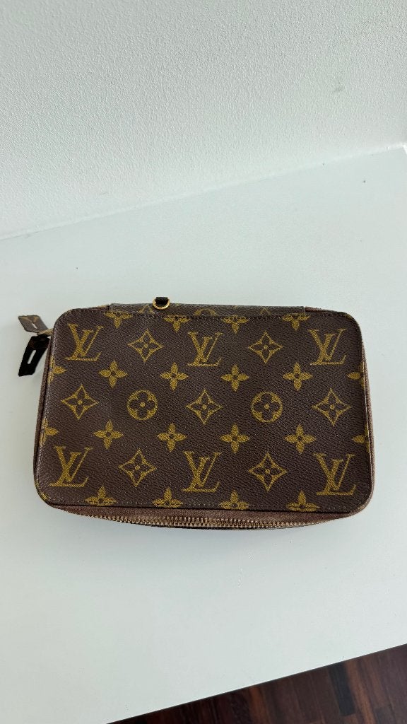 Louis Vuitton Pochette Monte Carlo, Jewelry case, Handtassen en Accessoires, Ophalen of Verzenden, Gebruikt, Bruin, Overige typen