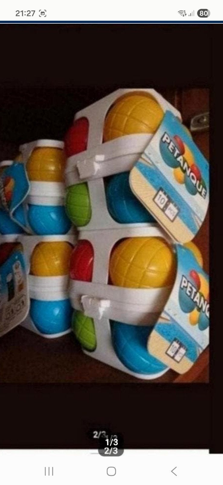 BOULES DE PÉTANQUE NEUVES PRIX 8 EUR, Enlèvement
