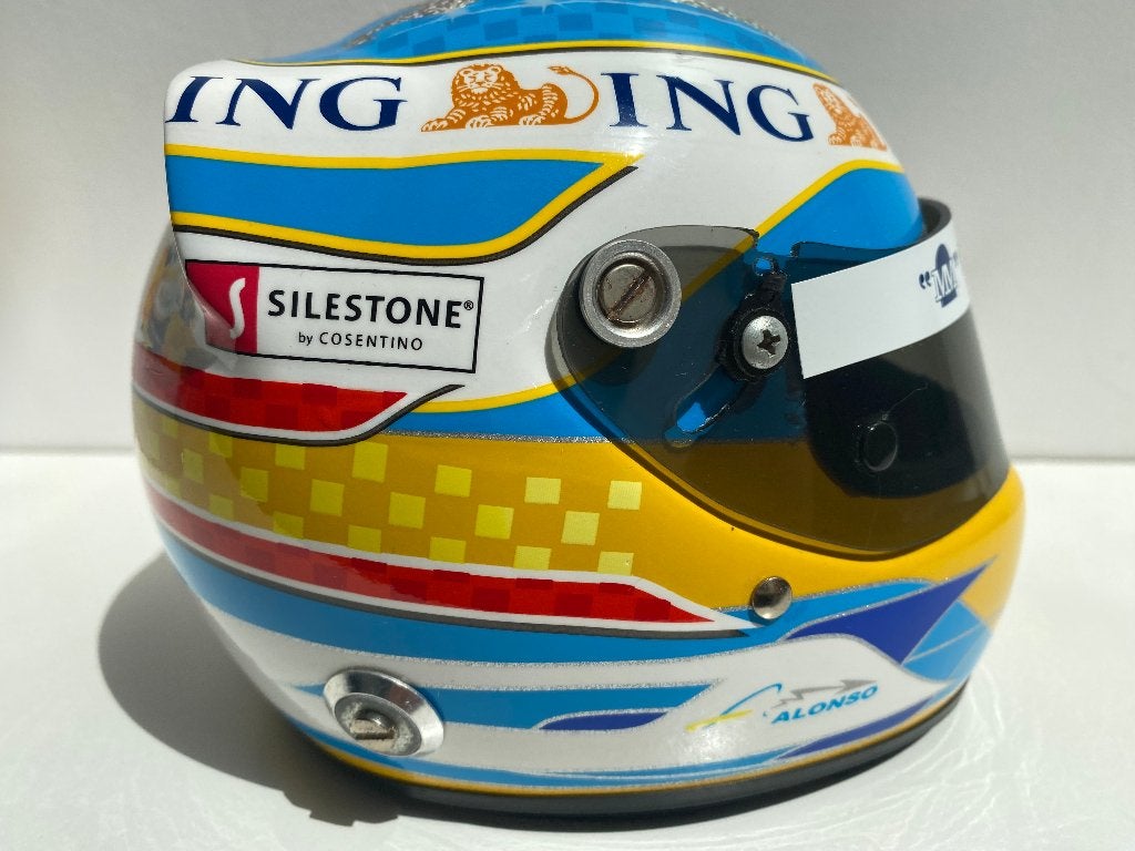 HELM  1/2   CASQUE   F. ALONSO   2008, Enlèvement ou Envoi