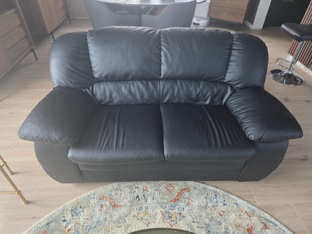 salon, Maison & Meubles, Canapés | Salons, Banc droit, Comme neuf, Enlèvement, Cuir