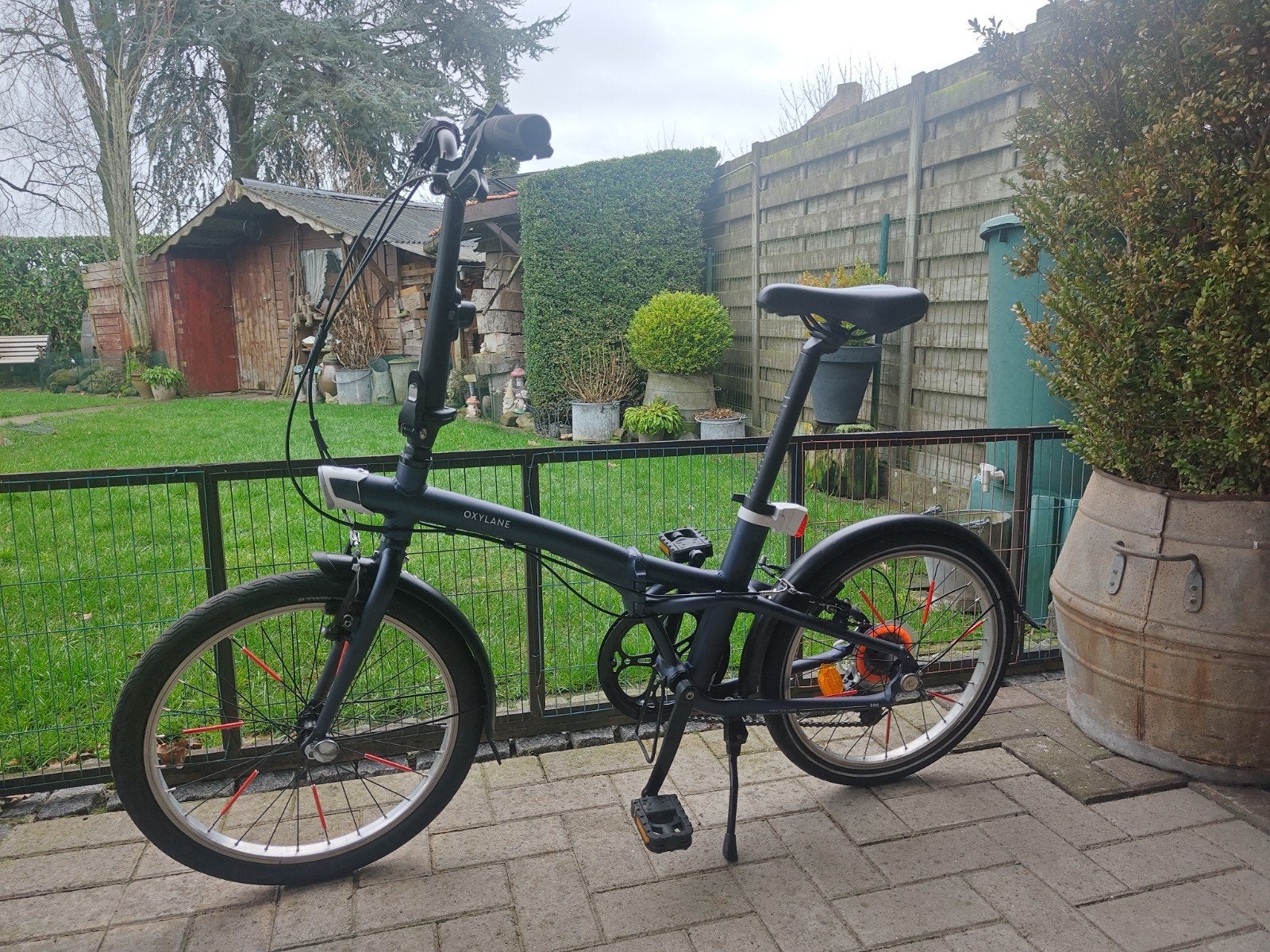 plooifiets, Ophalen