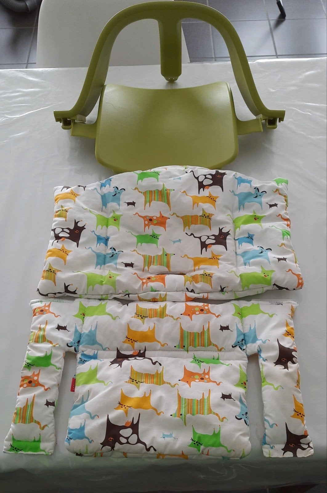 Stokke Tripp Trapp Babyset + Kussenset - Nieuwstaat, Ophalen, Zo goed als nieuw