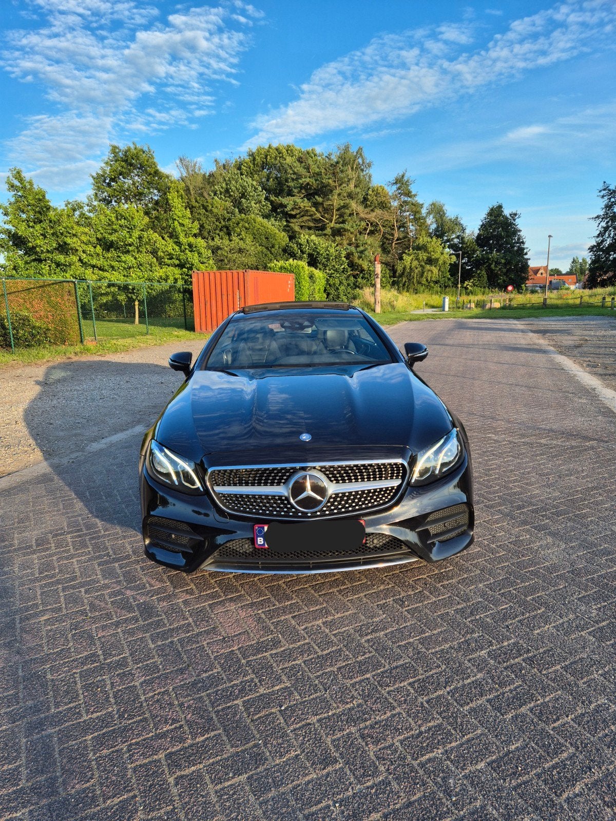 Mercedes E220d AMG line vol opties, Autos, Cuir, Achat, 143 kW, Euro 6