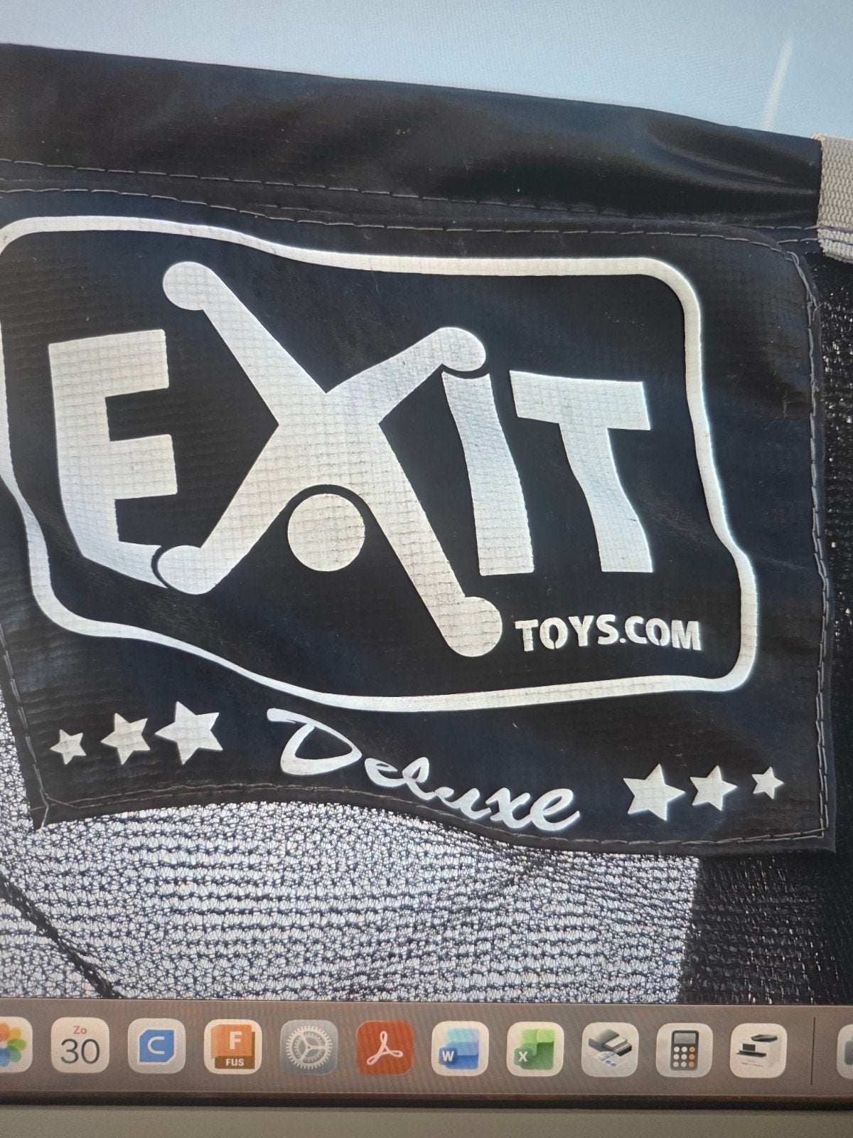trampoline exit deluxe, Kinderen en Baby's, Speelgoed | Buiten | Trampolines, Ophalen, Zo goed als nieuw
