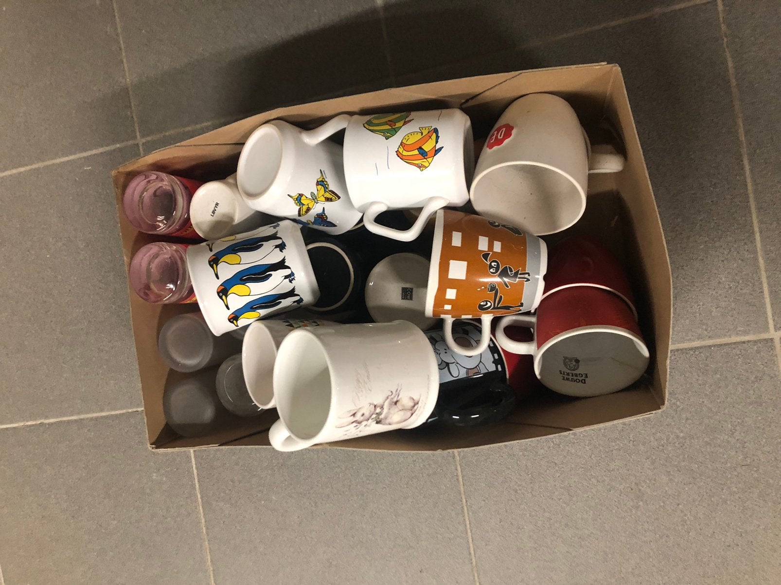 Mokken en glazen, Verzamelen, Ophalen, Zo goed als nieuw, Frisdrankglas