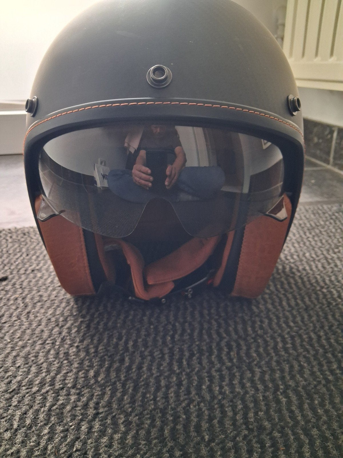 Scorpion Belfast Evo carbon XL met zonnevizier, Ophalen, XL
