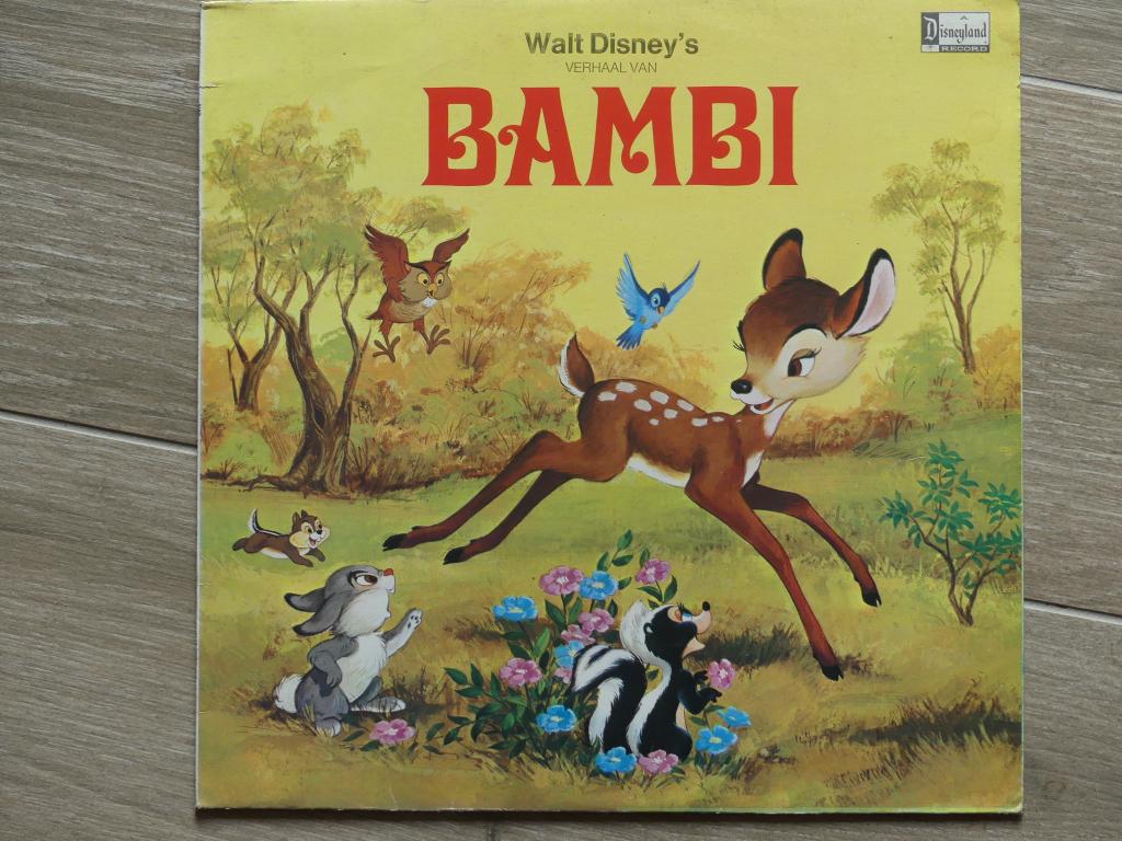 Bambi LP Luisterplaat Disney, Verzamelen, Ophalen, Bambi of Dumbo, Gebruikt, Overige typen