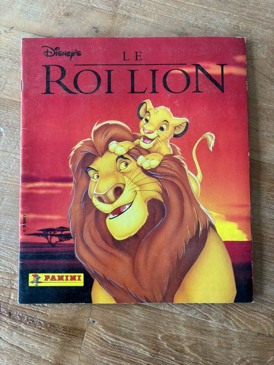 Album panini Roi Lion complet vintage, Enlèvement ou Envoi, Comme neuf