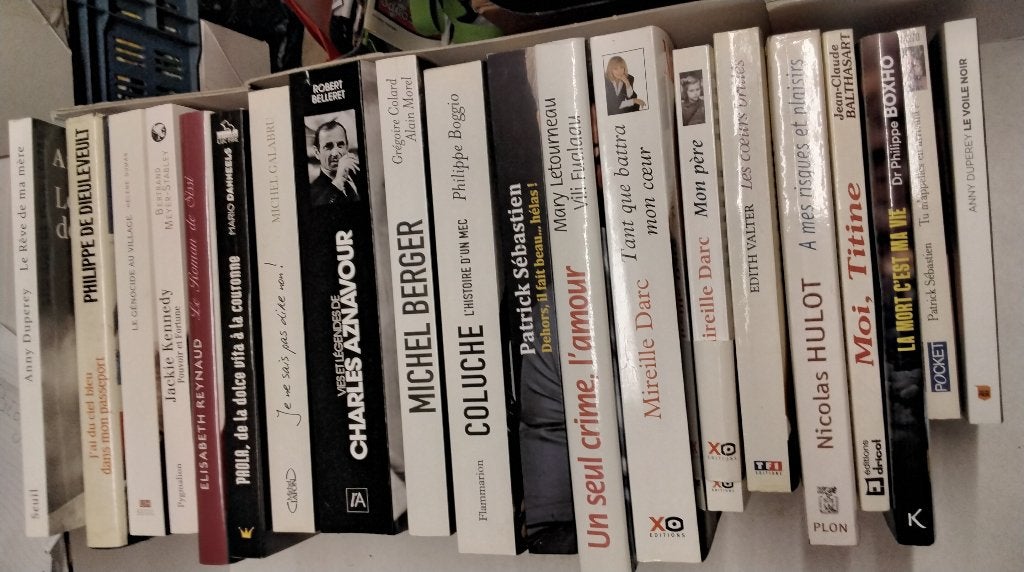 Livres biographiques, Boeken, Biografieën, Ophalen