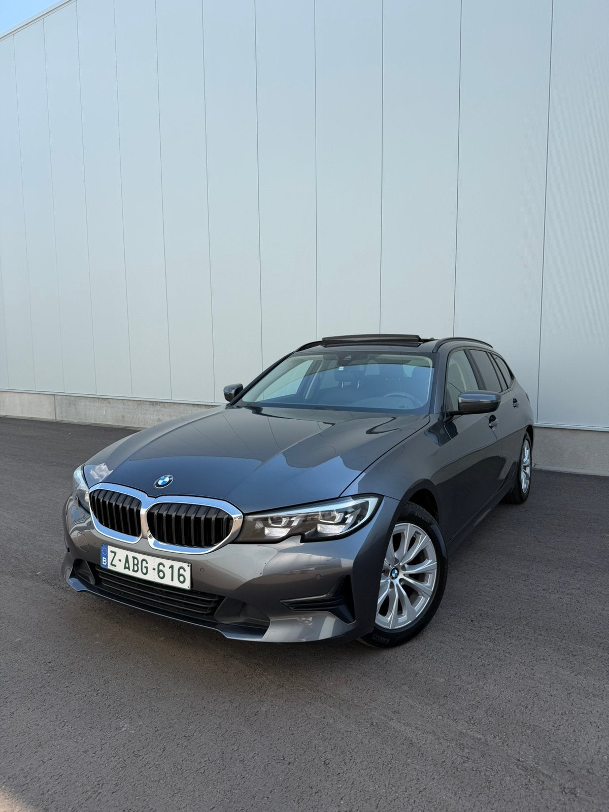 BMW Série 3 316d Touring 2021, Cuir, Argent ou Gris, Achat, Entreprise