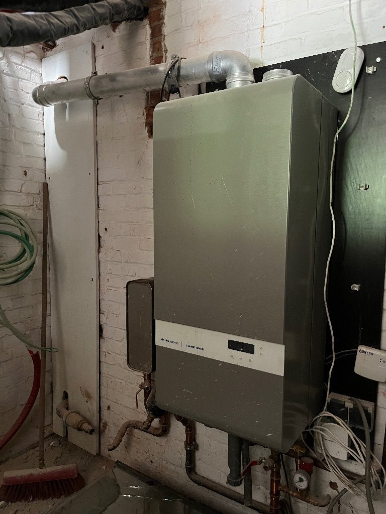 Verwarmings/Chauffageketel Itho Daalderop Cube One 30/35, Ophalen, Gebruikt, 20 tot 100 liter, Aardgas