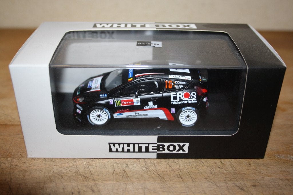 1:43 Whitebox Ford Fiesta R5 C.Cherain Ypres rally 2014., Ophalen of Verzenden, Zo goed als nieuw, Auto