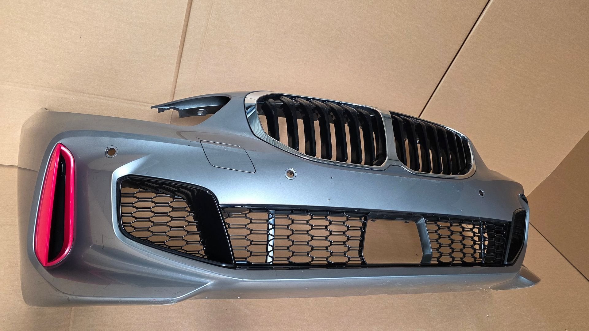 Voorbumper BMW 1 Serie F40 M Pakket M128ti PDC 51118070928, Gebruikt, -, Voor, Ophalen of Verzenden