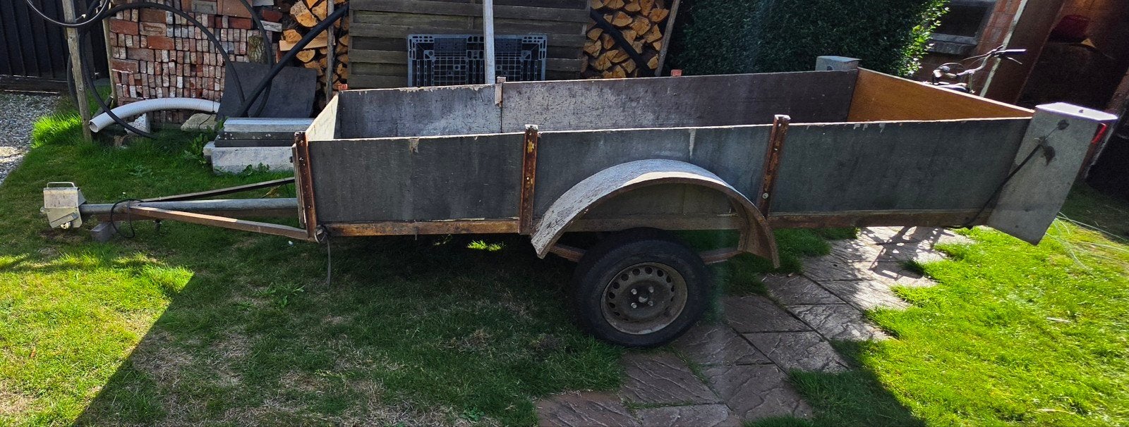 enkel as Aanhanger, Auto diversen, Ophalen, Gebruikt