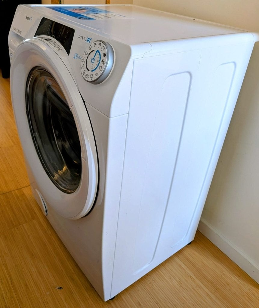 Wasmachine Candy Rapid'O 1486DWME/1-S, Elektronische apparatuur, Ophalen, Gebruikt, Energieklasse A of zuiniger, Voorlader